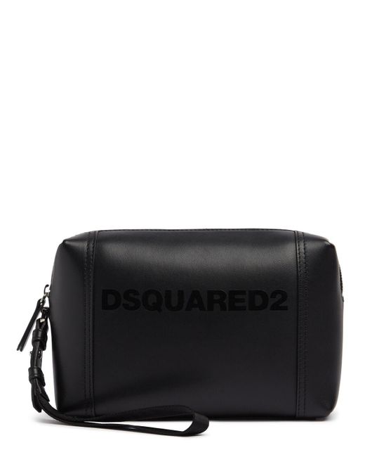 DSquared² Beutel Aus Leder Mit Logo in Black für Herren