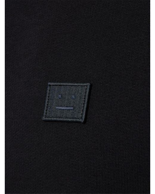 Acne Black Fairah Cotton Sweatshirt for men