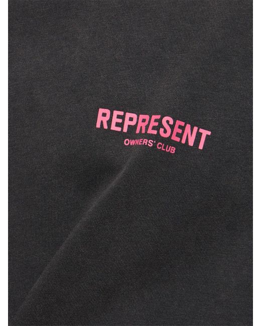 メンズ Represent Owners Club コットンtシャツ Black