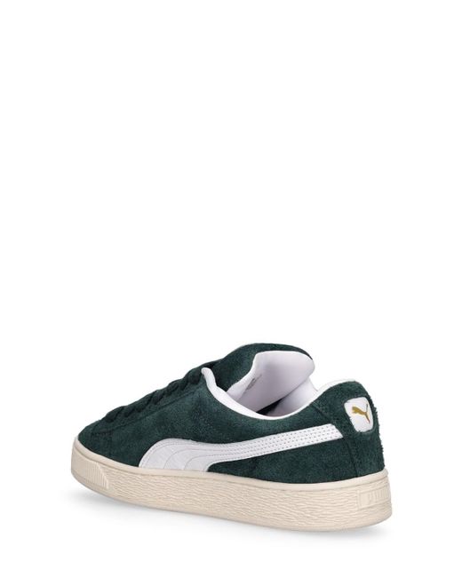 PUMA Green Suede Xl Hairy Sneakers
