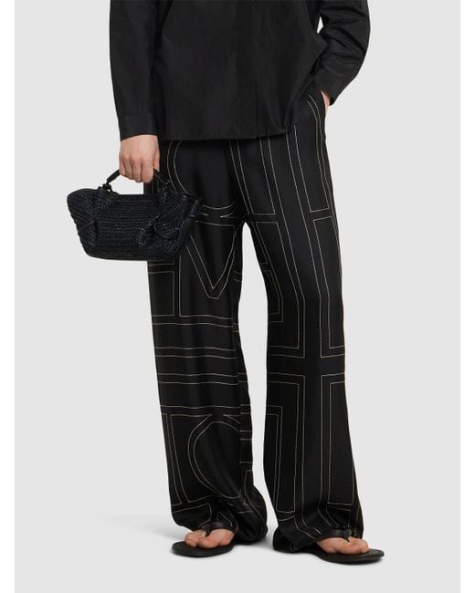 Hereu Black Mini Handtasche Aus Raffia "arta"