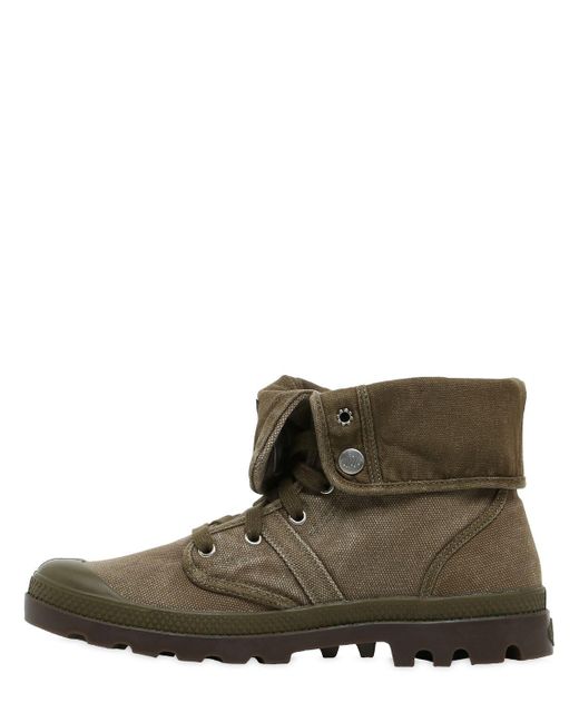 palladium men's baggy canvas boot