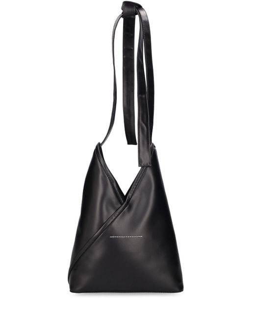 MM6 by Maison Martin Margiela Black Japanese Ballet Soft Leather Bag