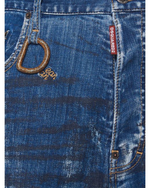 DSquared² Blue Eros Cotton Denim Jeans for men