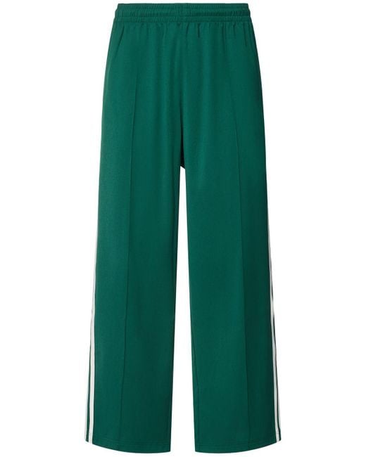 Adidas Originals Green Baggy Track Pants for men