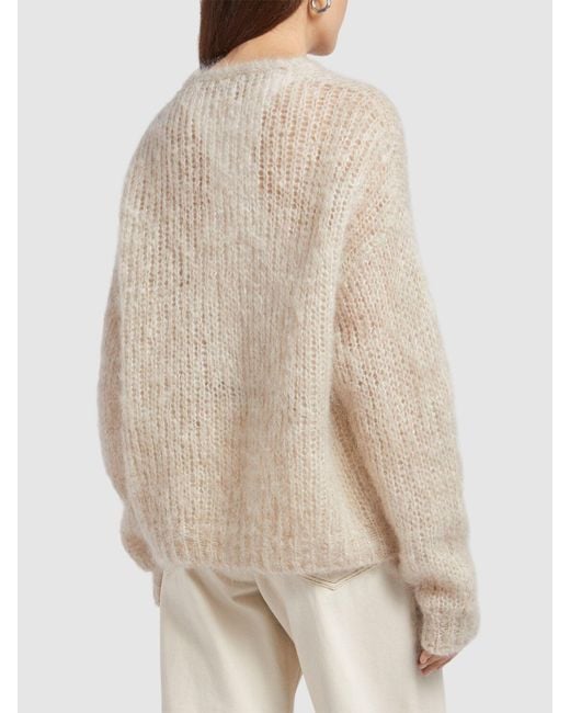 Weekend by Maxmara Natural Pontiac Mohair Cardigan