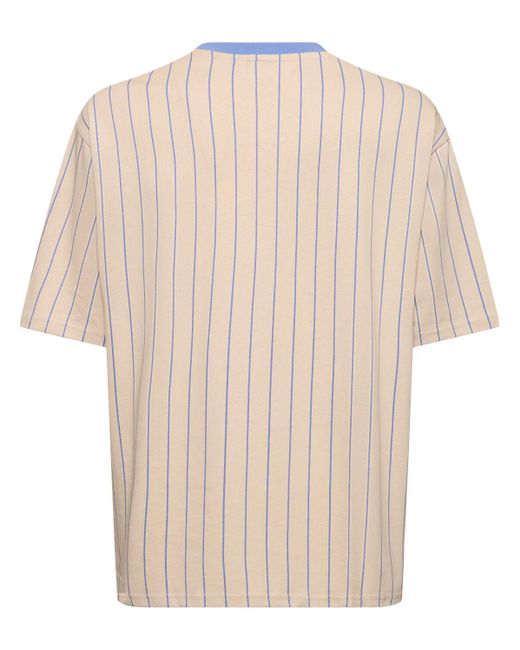 KTZ Natural Pinstripe Oversize T-shirt for men