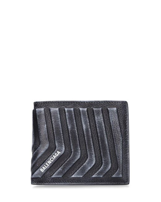 Balenciaga Gray Leather Wallet for men