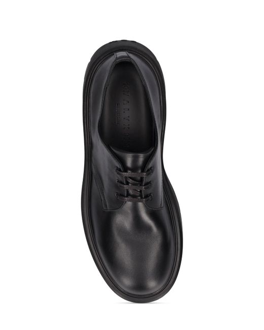 1017 ALYX 9SM Black Leather Derby Loafers for men