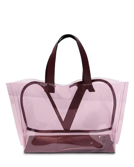 valentino leather tote bag