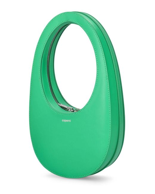Coperni Green Mini Swipe Leather Bag