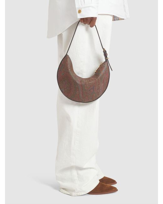 Etro Small Essential Hobo ショルダーバッグ Brown