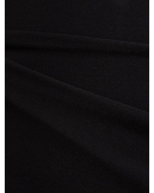 Vestido lencero de seda ANDAMANE de color Black