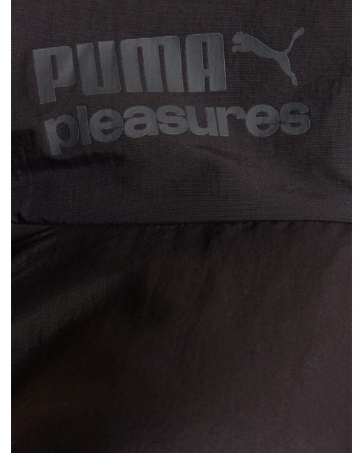 PUMA Trainingsjacke Mit Logo "pleasures" in Black für Herren