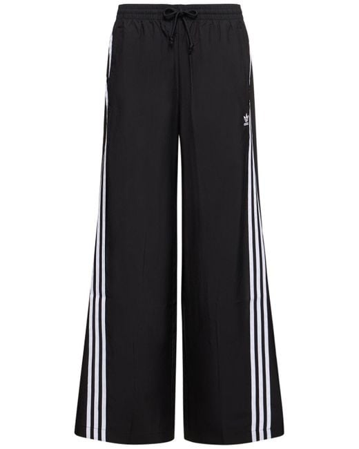 Adidas Originals Black Oversized Recycled Tech Track Pants