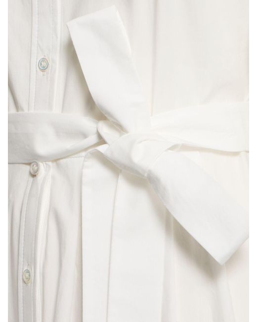 Weekend by Maxmara Kentia ポプリンシャツドレス White