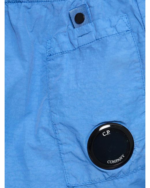 C P Company Blue Lens Swim Shorts for men