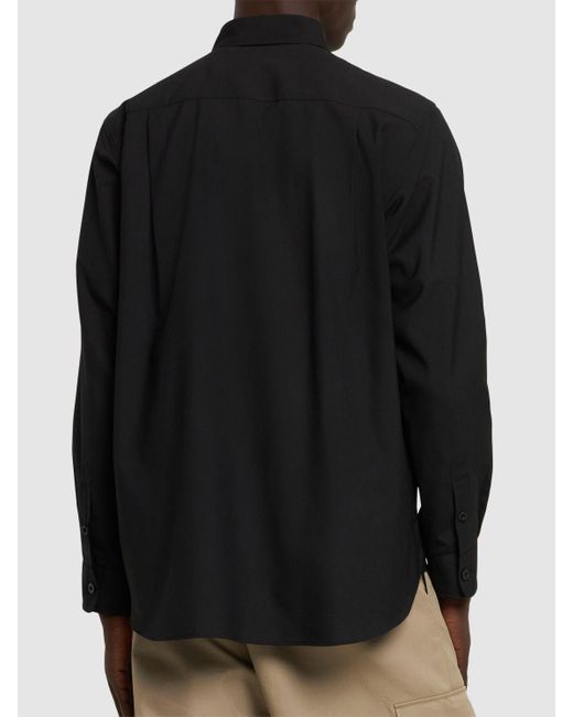 Sacai Black Anzughemd