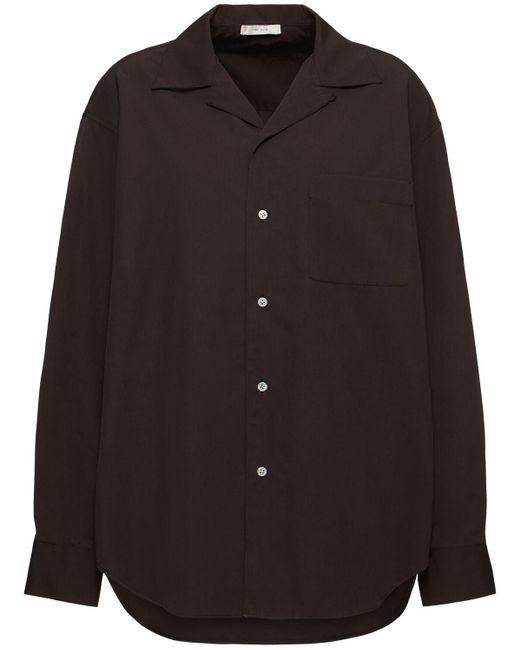 Hombre Camisa De Algodón The Row de hombre de color Black