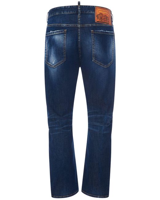DSquared² Blue Bro Stretch Cotton Denim Jeans for men