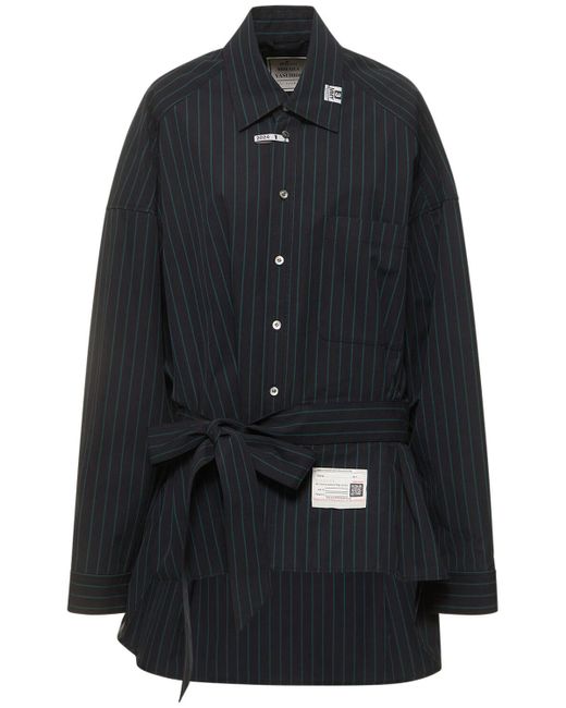 Maison Mihara Yasuhiro Black Cachecoeur Shirt
