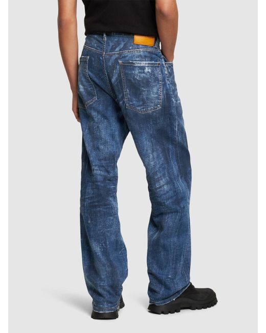 Jeans de denim de algodón DSquared² de hombre de color Blue