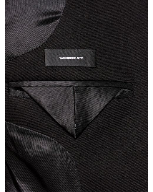 Wardrobe NYC ドリルコットンコンターブレザー Black