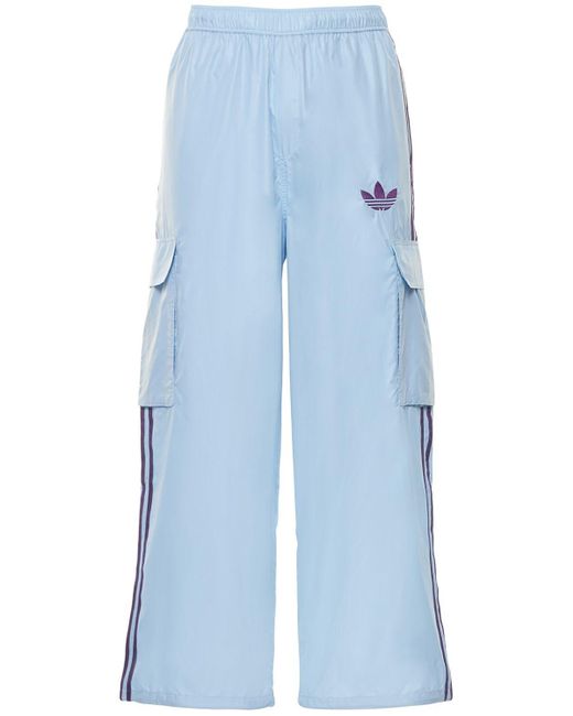 adidas Originals Synthetic Kerwin Frost Baggy Track Pants in Blue for