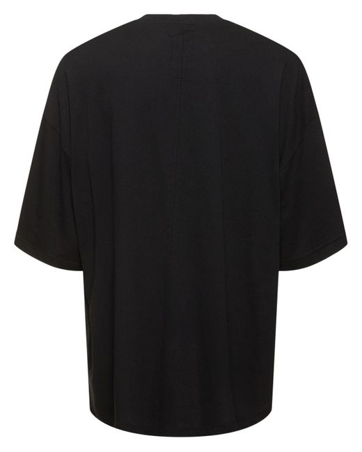 Camiseta de jersey Rick Owens de hombre de color Black