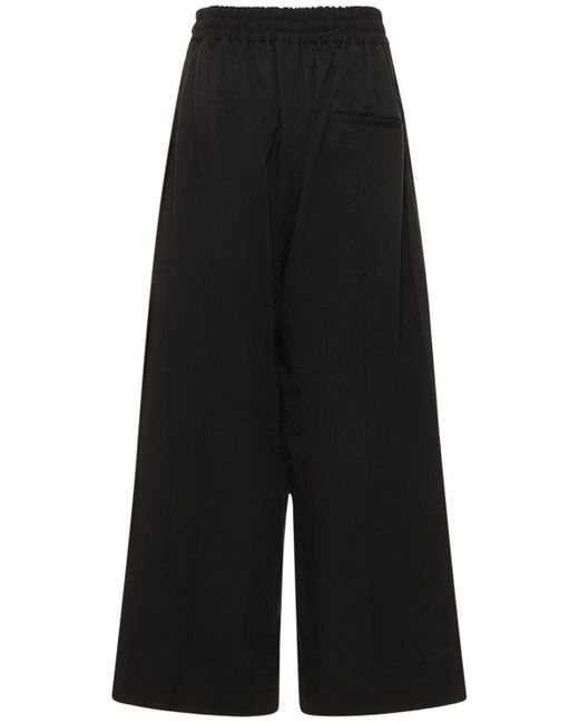 Pantalon en sergé Y-3 en coloris Black