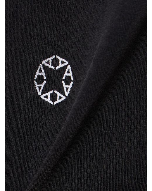 Camiseta de jersey de algodón con logo 1017 ALYX 9SM de hombre de color Black