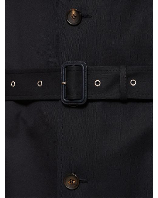 Trench-coat en coton mélangé Bally pour homme en coloris Black