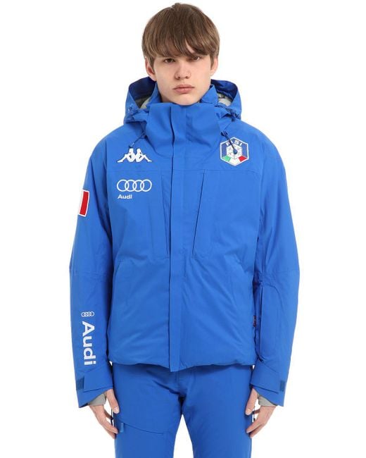 Kappa Blue Fisi Italian Ski Team Jacket for men