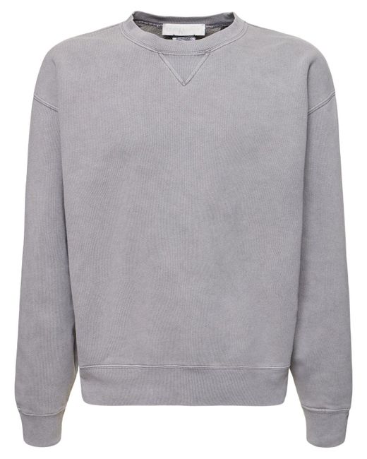 Our Legacy Gray Loose Cotton Sweatshirt for men