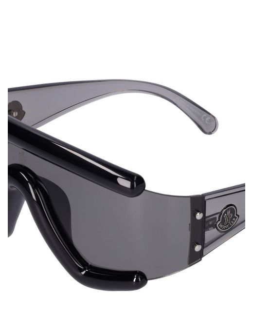 Moncler Black Lancer Sunglasses