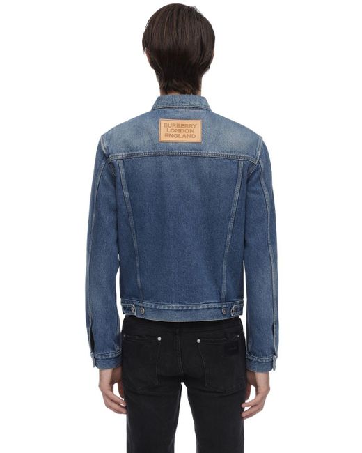 burberry jean jacket mens