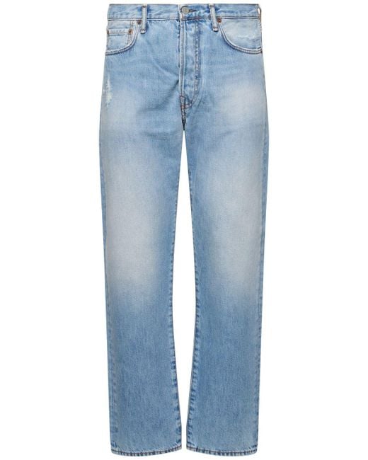 Acne Blue 1996 Regular Cotton Denim Jeans for men