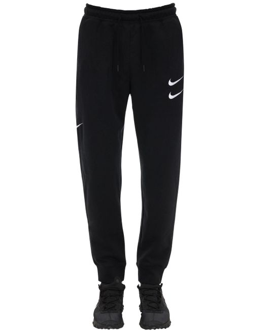 Nike Black Nsw Swoosh Tech Track Pants for men