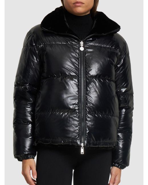 Moncler Pluvier Tech Down Jacket in Black Lyst