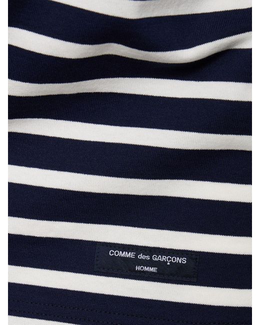 Camiseta de algodón Comme des Garçons de hombre de color Blue