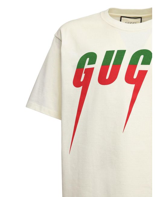 Dentro Arbitraje fingir Camiseta de manga corta con logo Blade Gucci de hombre | Lyst