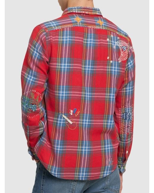 Camisa de franela Polo Ralph Lauren de hombre de color Red