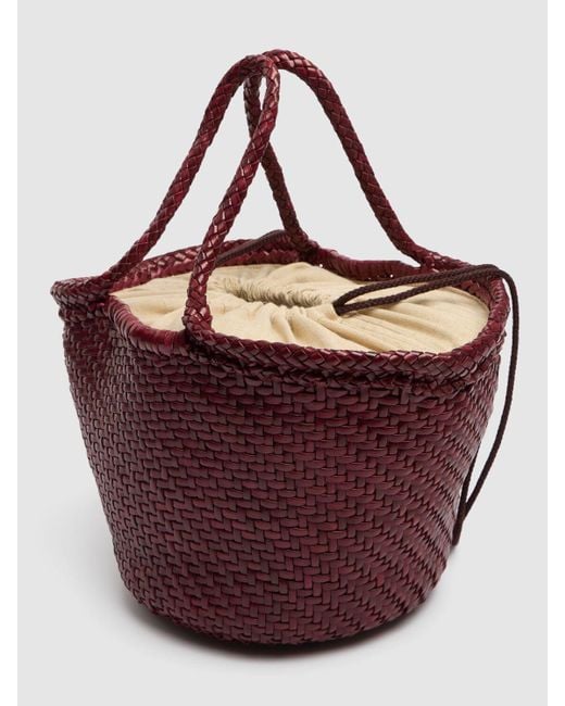 Dragon Diffusion Martha レザートップハンドルバッグ Red
