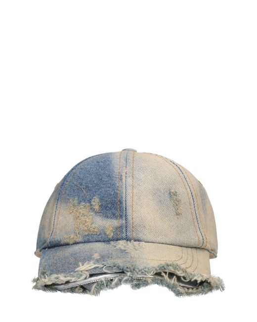Cappello baseball in cotone destroyed da Uomo di DIESEL in Blu | Lyst