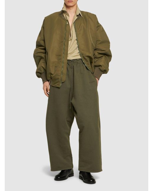 Pantalones de algodón jersey Hed Mayner de hombre de color Green
