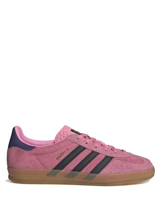 Adidas Pink Gazelle Indoor Sneakers aus Wildleder