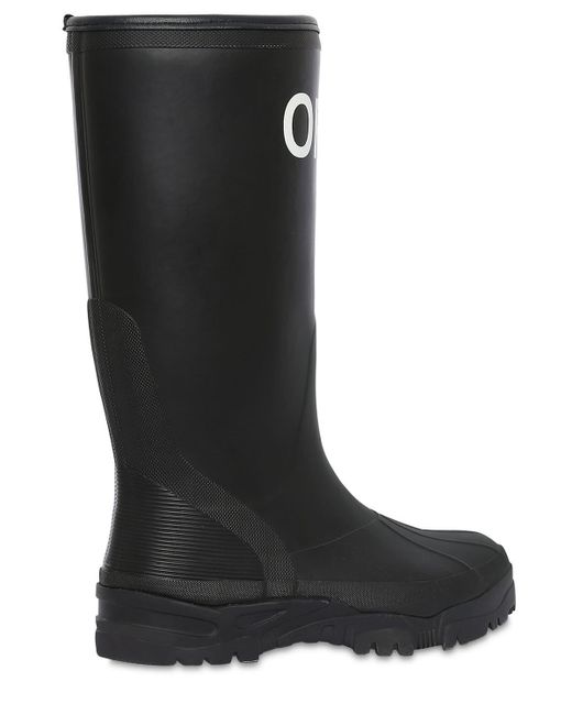 Undercover Printed Rubber Rain Boots In Black For Men - Lyst-2806