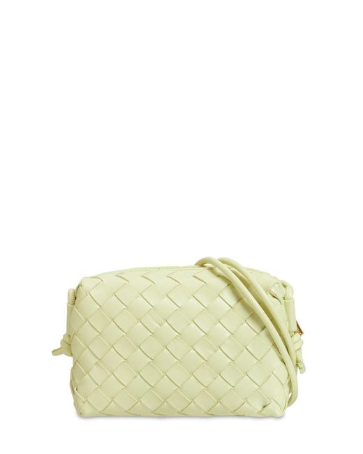 Bottega Veneta Yellow Mini Loop Leather Shoulder Bag