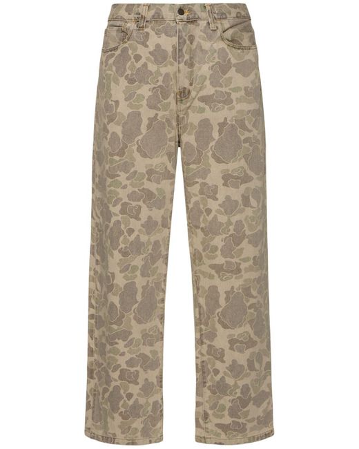 Carhartt Duck Landon Camo Denim Jeans Camo Duck in Natural