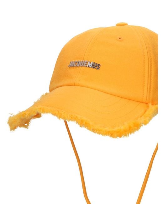 Cappello la casquette artichaut in cotone di Jacquemus in Yellow